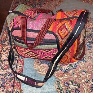 Hand made carpet bag